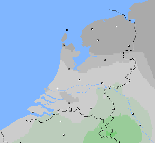 Bewolking Nederland