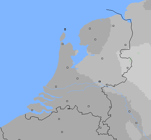 Bewolking Nederland