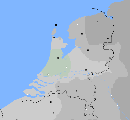 Bewolking Nederland