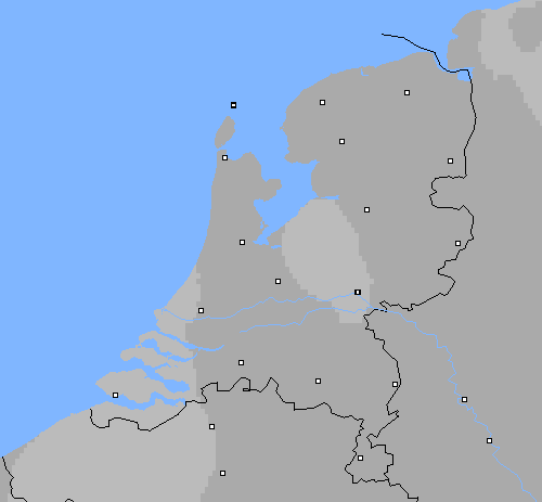 Bewolking Nederland