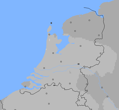 Bewolking Nederland
