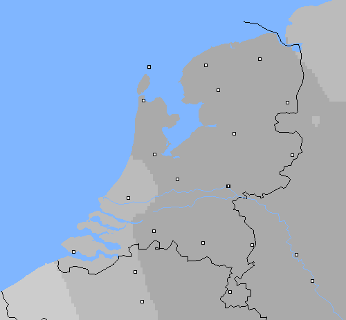 Bewolking Nederland