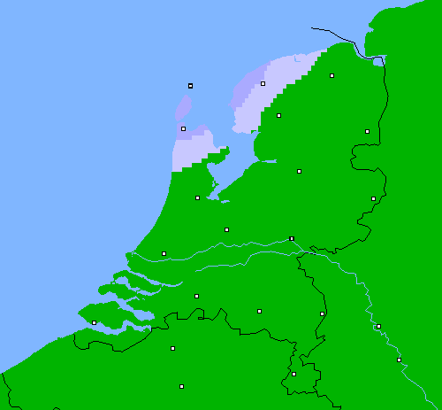 Neerslag (24 uur) Nederland