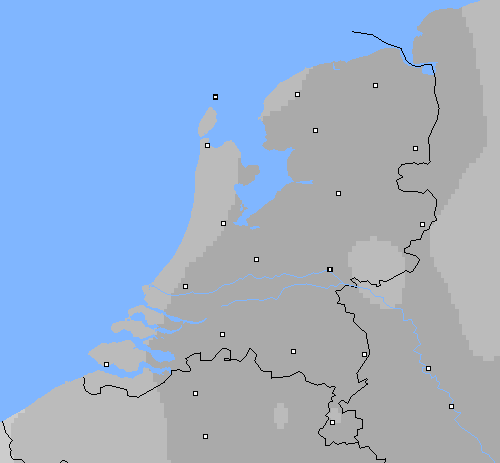 Bewolking Nederland