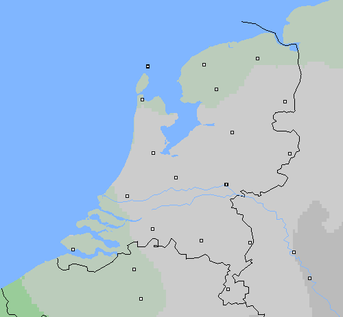 Bewolking Nederland