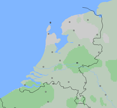 Bewolking Nederland