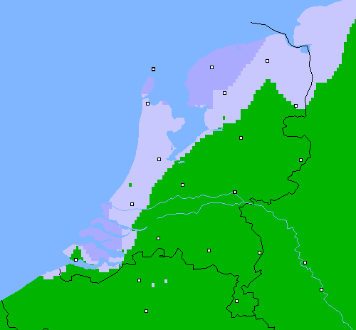 Neerslag (24 uur) Nederland