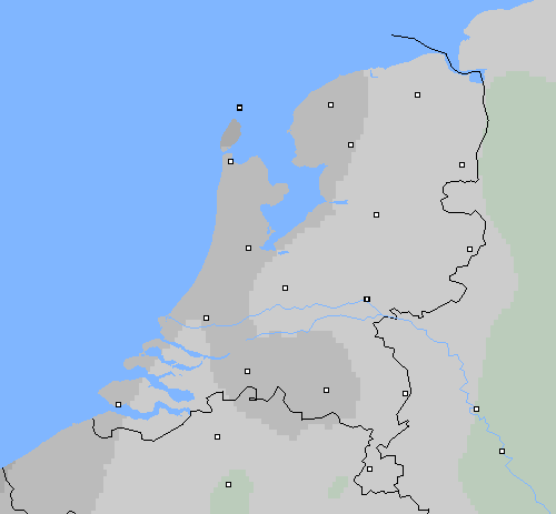 Bewolking Nederland