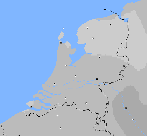 Bewolking Nederland