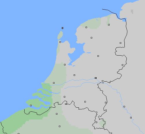 Bewolking Nederland
