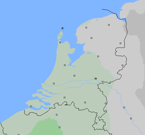 Bewolking Nederland