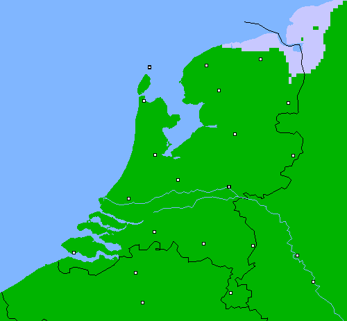 Neerslag (24 uur) Nederland