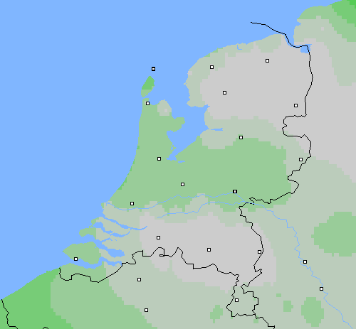 Bewolking Nederland