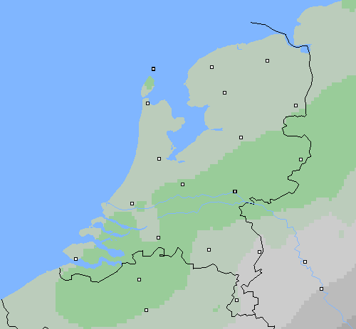 Bewolking Nederland