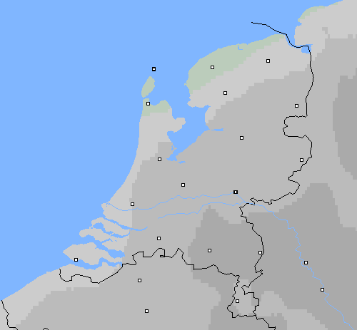 Bewolking Nederland