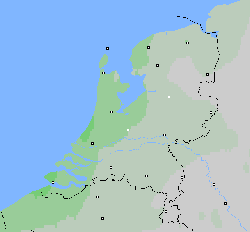 Bewolking Nederland