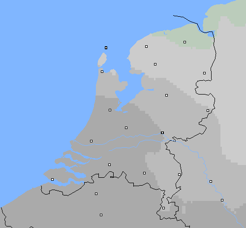 Bewolking Nederland