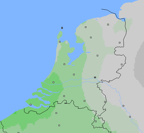Bewolking Nederland
