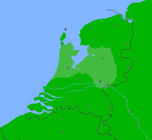 Bewolking Nederland