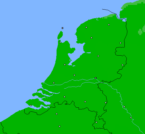 Bewolking Nederland