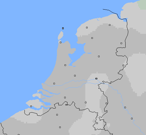 Bewolking Nederland