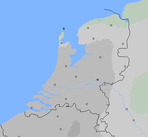 Bewolking Nederland