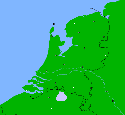 Neerslag (24 uur) Nederland