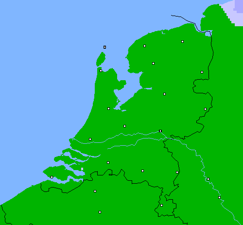 Neerslag (24 uur) Nederland