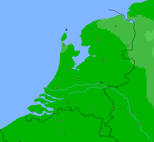 Bewolking Nederland