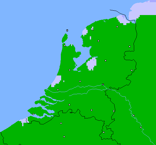 Neerslag (24 uur) Nederland