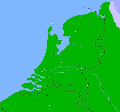 Neerslag (24 uur) Nederland