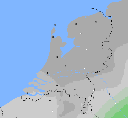 Bewolking Nederland