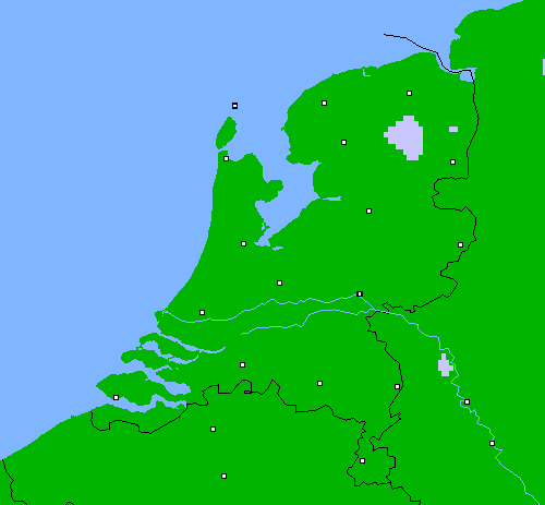 Neerslag (24 uur) Nederland