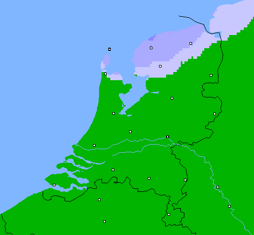 Neerslag (24 uur) Nederland