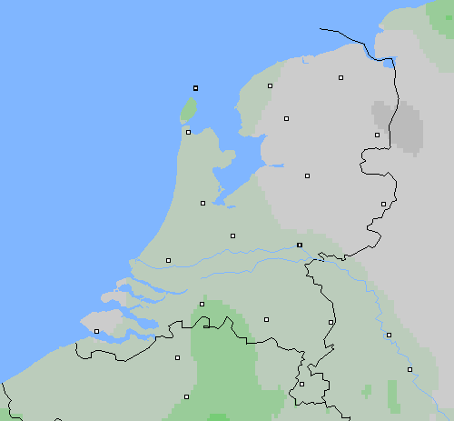 Bewolking Nederland