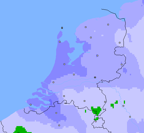 Neerslag (24 uur) Nederland