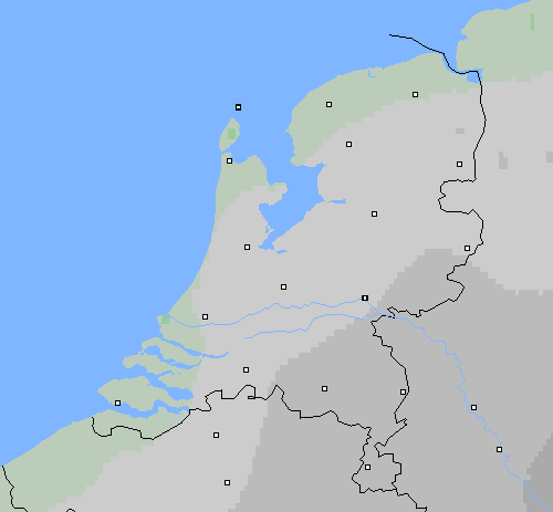 Bewolking Nederland