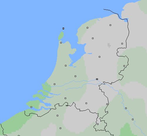 Bewolking Nederland