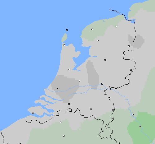 Bewolking Nederland