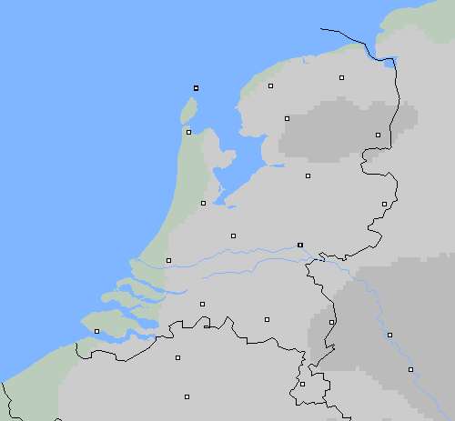 Bewolking Nederland