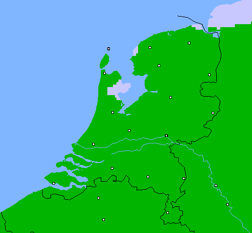 Neerslag (24 uur) Nederland