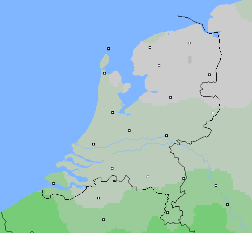 Bewolking Nederland