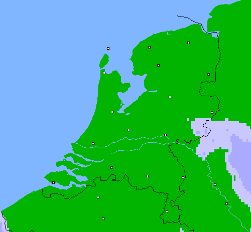 Neerslag (24 uur) Nederland