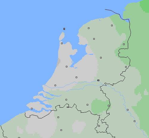 Bewolking Nederland