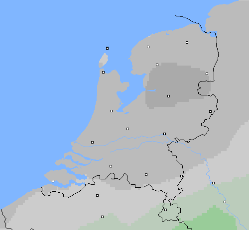Bewolking Nederland