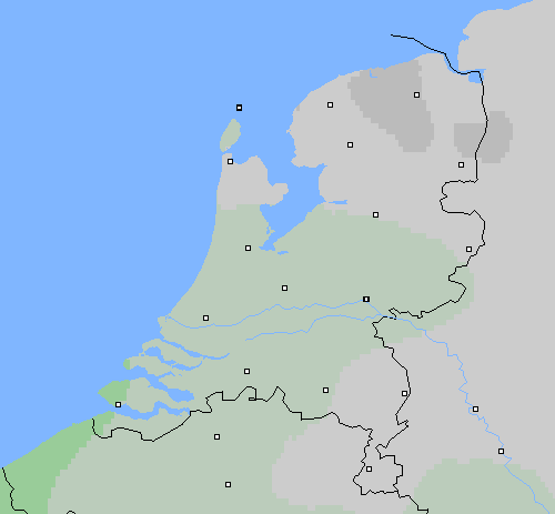 Bewolking Nederland