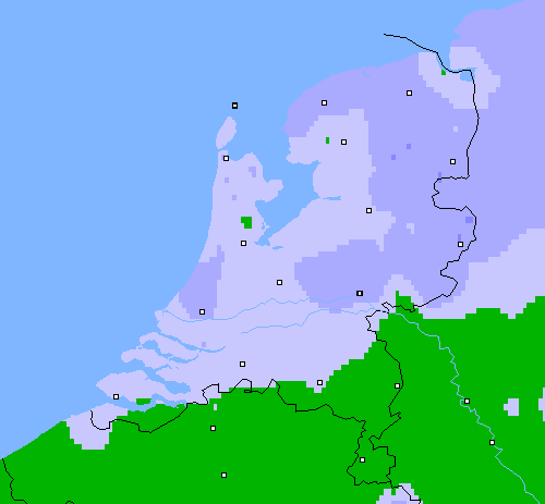 Neerslag (24 uur) Nederland
