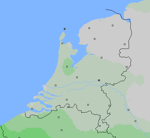 Bewolking Nederland