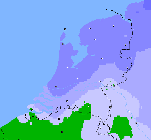 Neerslag (24 uur) Nederland