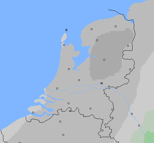 Bewolking Nederland